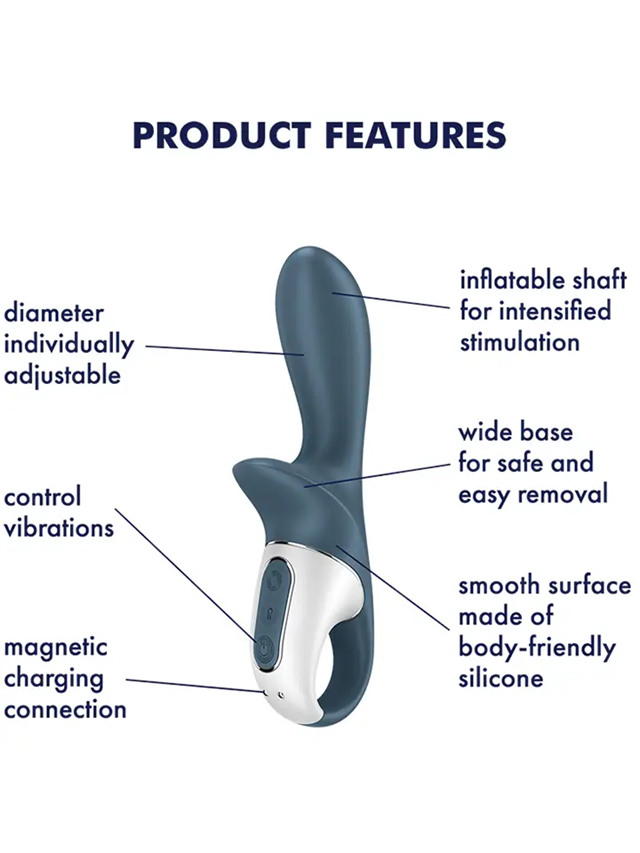 Satisfyer Air Pump Booty 2 Dark Grey