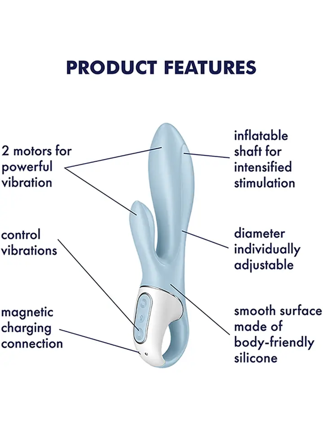 Satisfyer Air Pump Bunny 1 Blue