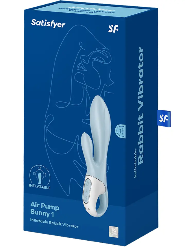 Satisfyer Air Pump Bunny 1 Blue