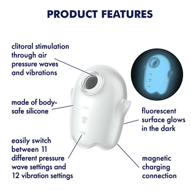 Satisfyer Glowing Ghost Clitoral Stimulator