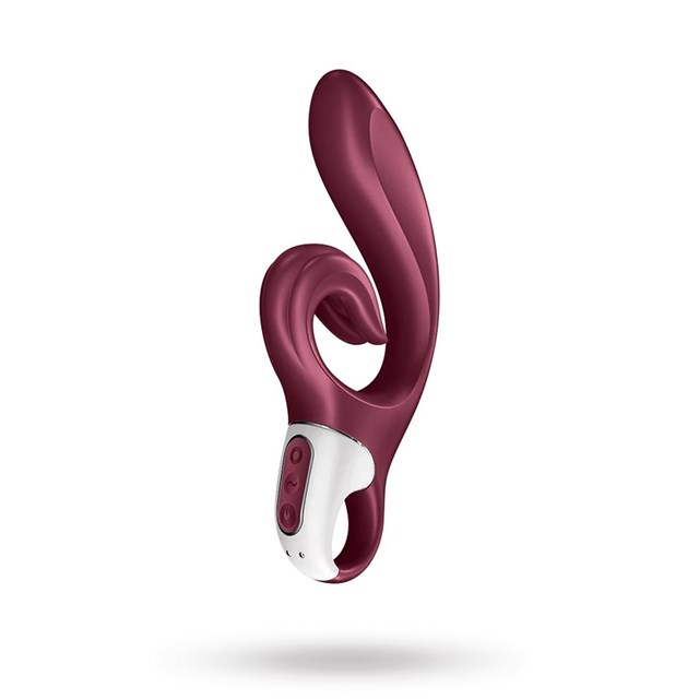 SATISFYER LOVE ME RABBITVIBRATOR - RÖD