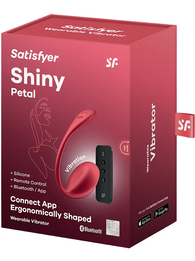 Satisfyer Shiny Petal Connect App Red