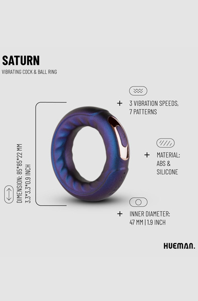 Saturn Vibrating Cock/Ball Ring