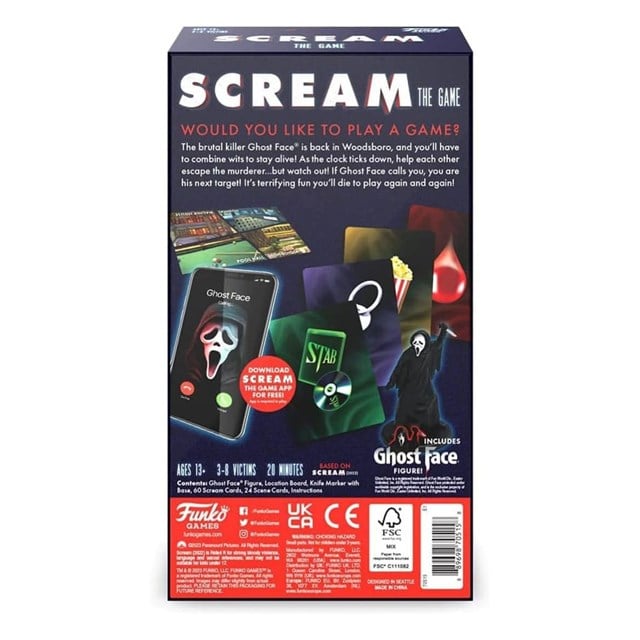 Scream: The Game Strategy game - English Version