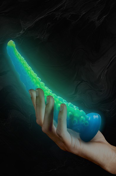 Scylla Fluorescent Tentacle Dildo 25,5 cm