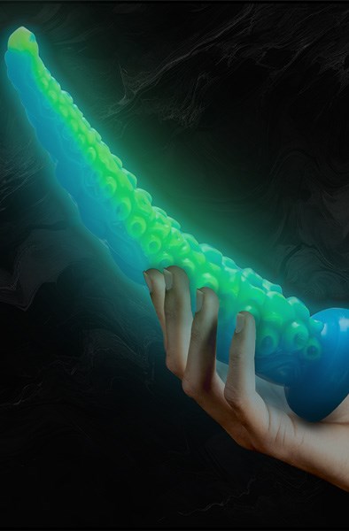 Scylla Fluorescent Tentacle Dildo 31,5 cm