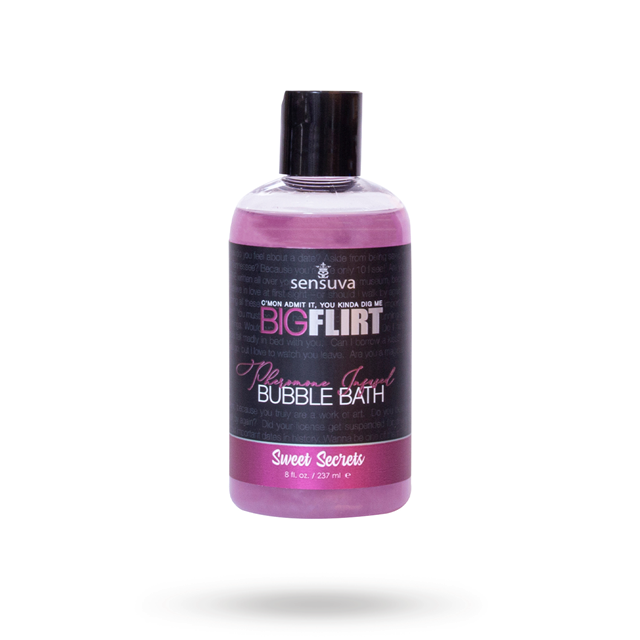 SENSUVA - BIG FLIRT PHEROMONE BUBBLE BATH SWEET SECRETS 237 ML