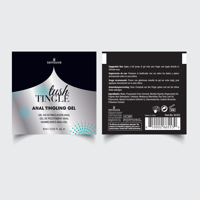 SENSUVA Tush Tingle Anal Stimulation Gel 6 ml