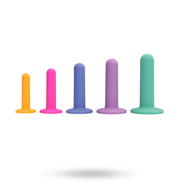 Silicone Vagina Dilator Set - Multicolor