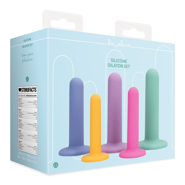 Silicone Vagina Dilator Set - Multicolor