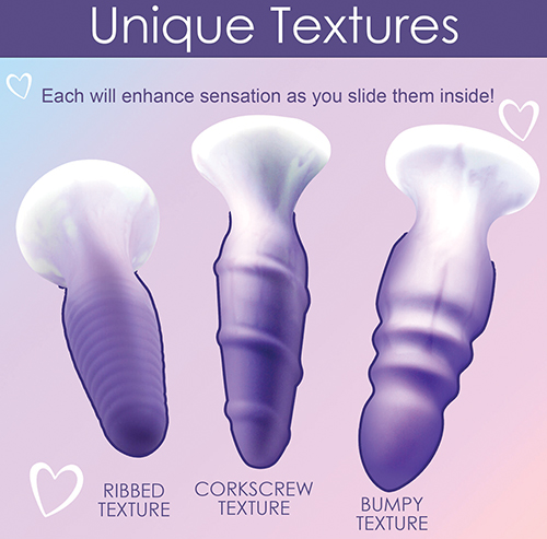 Simply Sweet Silicone Butt Plug Set