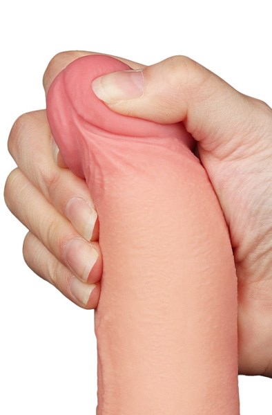 Sliding-Skin Dual Layer Dildo 20 cm