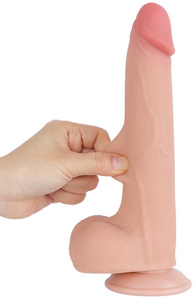 Sliding-Skin Dual Layer Dildo 20 cm