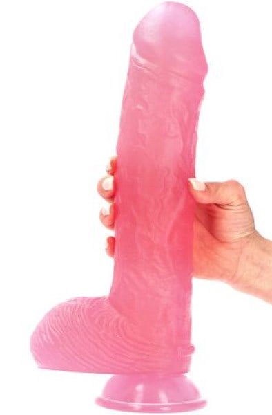 Spartaco Dildo Transparent Pink 32,5 cm