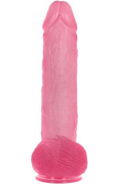 Spartaco Dildo Transparent Pink 32,5 cm