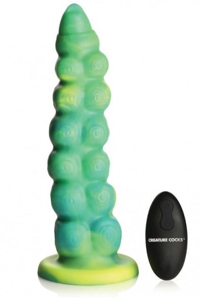 Squirmer Thrusting & Vibrating Dildo 23 cm