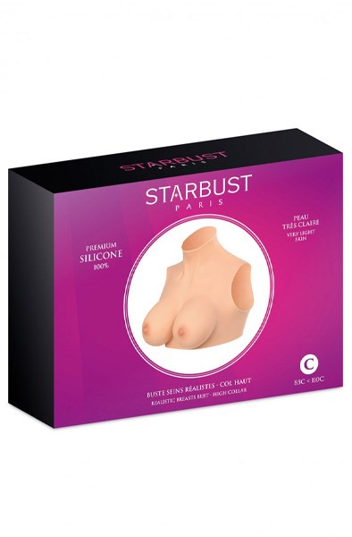 Starbust Bust Chest High Neck Light Medium