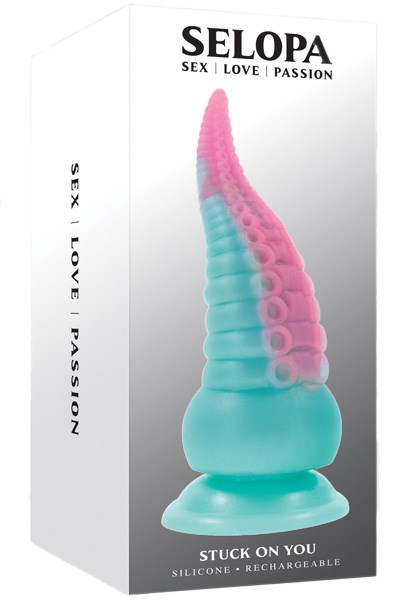 Stuck On You Vibrating Dildo 19 cm