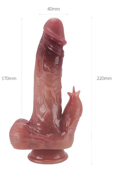 Super Soft Realistic Warming Function Dick 22 cm