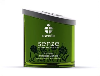 Senze Vitalizing Massageljus - Lemon Pepper Eucalyptus