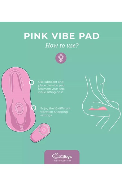 Tapping & Vibrating Vibe Pad Pink