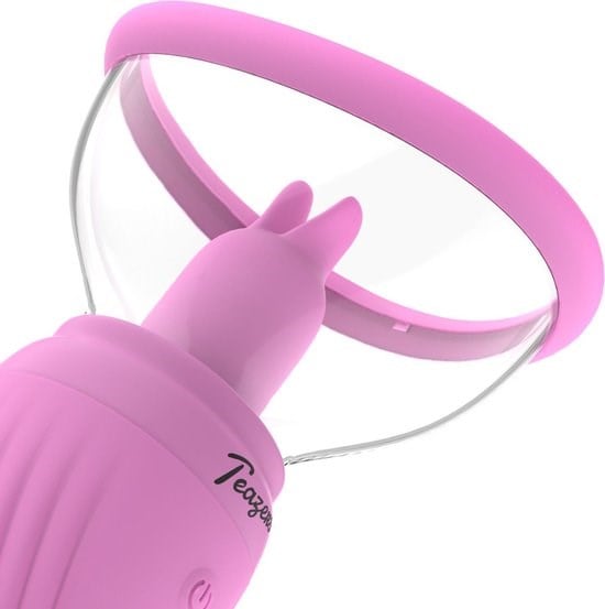 Teazers Suction Cup with Clitoris Vibrator