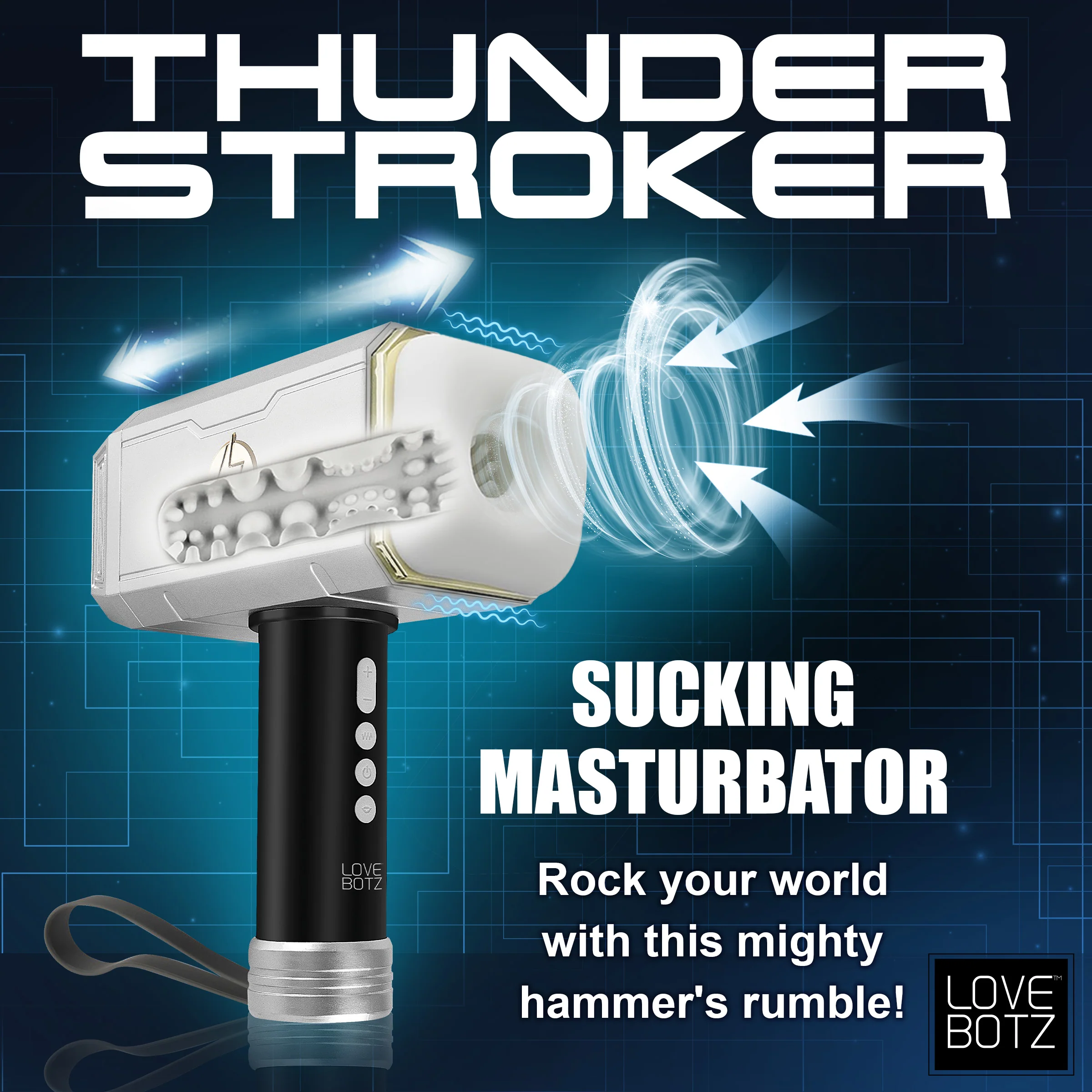 Thor's Thunder Stroker Sucking Masturbator