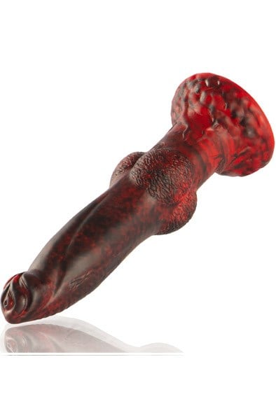 Titan In Flames Dildo With Remote 22,5 cm