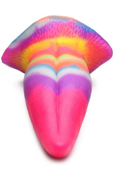 Tongue Glow-in-the-Dark Dildo 21,5 cm