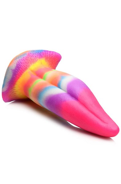 Tongue Glow-in-the-Dark Dildo 21,5 cm