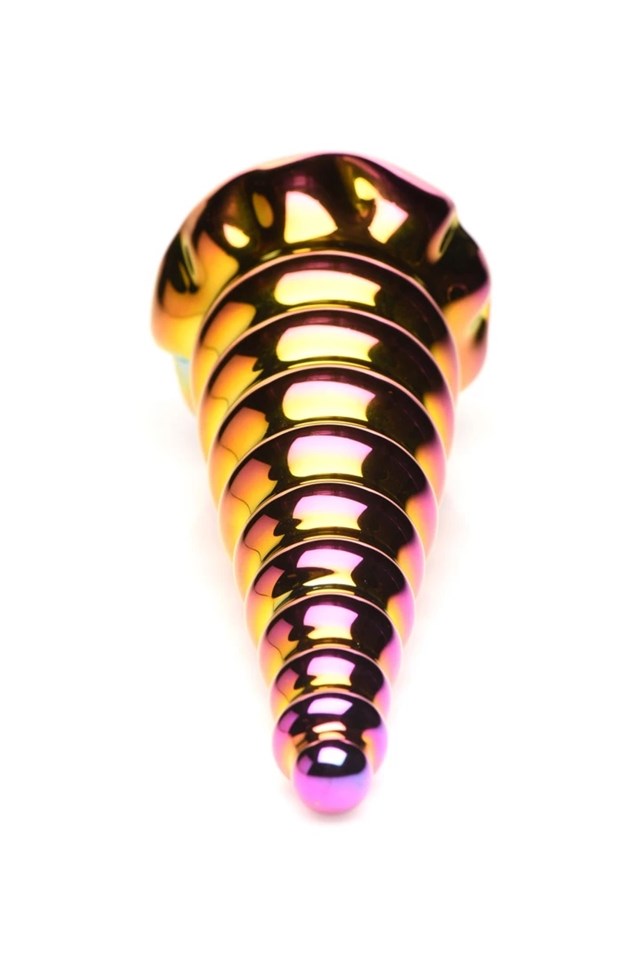 Twilight Rainbow Glass Dildo 16 cm