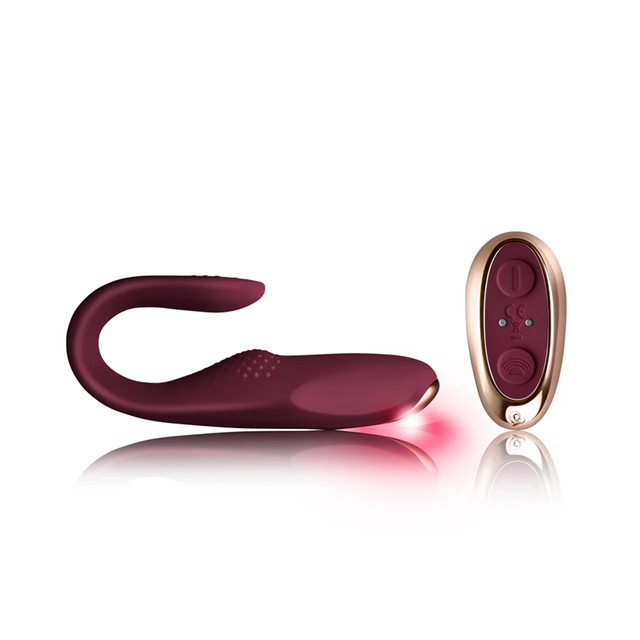 Two Vibe Burgundy Ultimate Flexible Pleasure Vibe