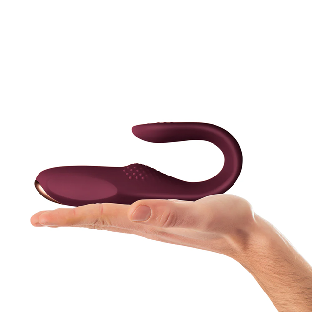 Two Vibe Burgundy Ultimate Flexible Pleasure Vibe