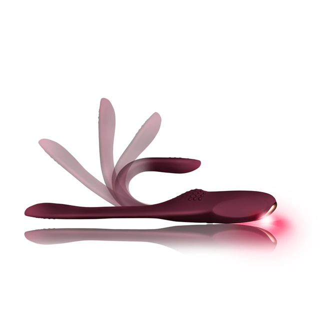 Two Vibe Burgundy Ultimate Flexible Pleasure Vibe