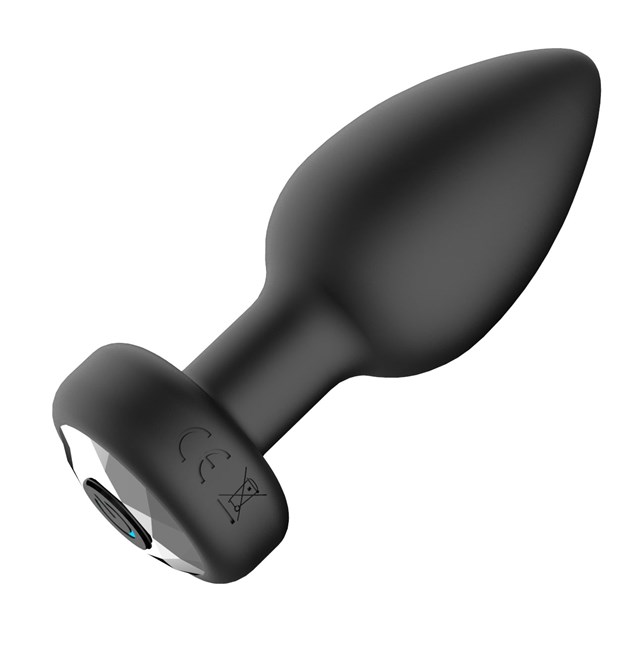 Vibrating Plug with Stone and Remote Controller