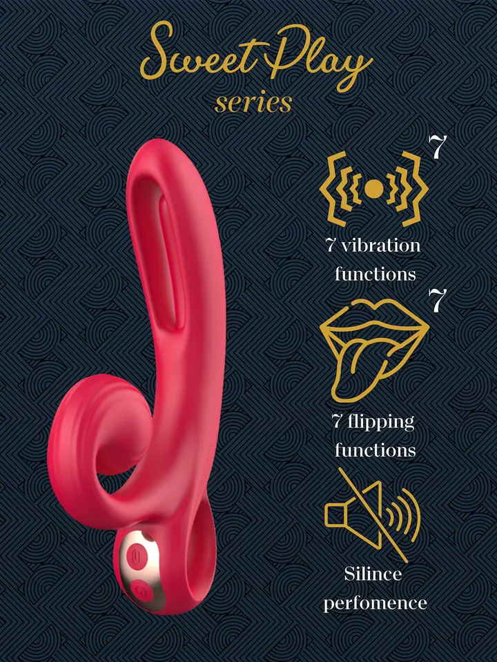 Vibrator With Tongue & Clitoral Stimulation