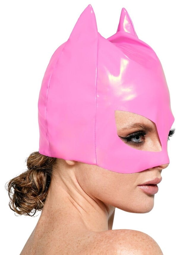 Vinyl Head Mask Pink