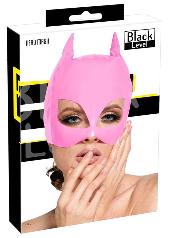 Vinyl Head Mask Pink