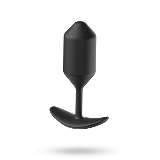 BLACK SILICONE BUTTPLUG #3