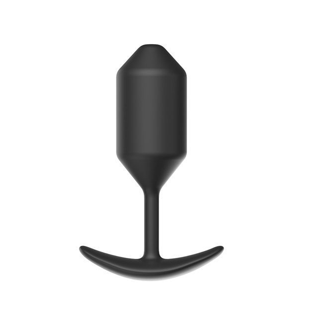 BLACK SILICONE BUTTPLUG #3