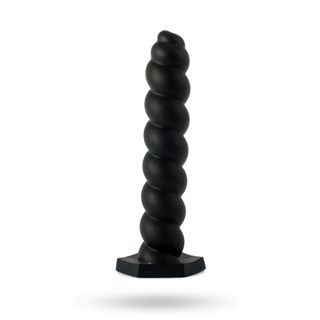 X-men Butt Plug Silicone Black Medium 24 Cm