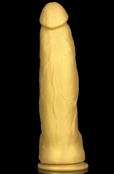 XXL Silicone Dildo Gold 33 cm