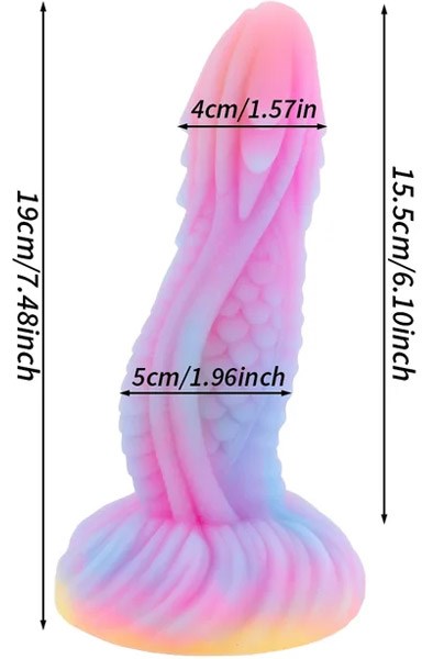 Ydrik Luminescent Dildo 19 cm