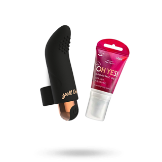 Yellooh The Perfect Finger Vibe + Rfsu Sense Me Oh Yes - Stimulerande Gel 40 Ml